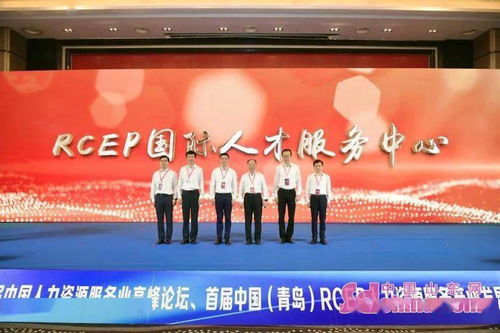 首届中国 青岛 rcep人力资源服务产业发展峰会举办